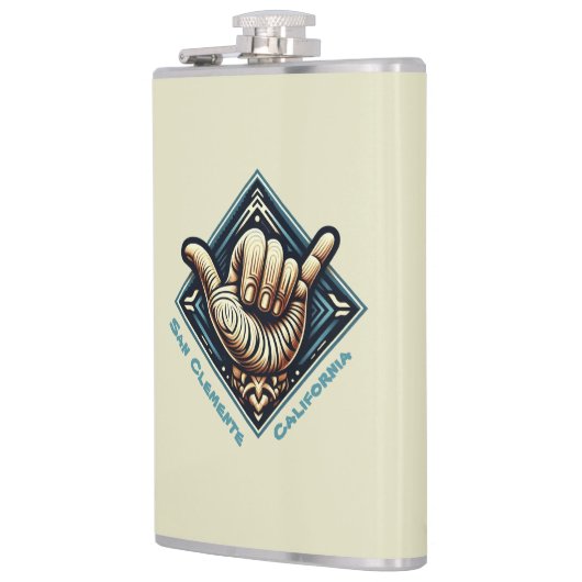 Surfer Handsymbool Heupfles (Links)