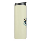 Surfer Handsymbool Thermosbeker (Gedraaid links)