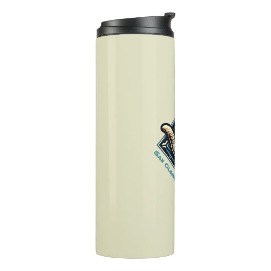 Surfer Handsymbool Thermosbeker (Gedraaid links)