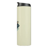 Surfer Handsymbool Thermosbeker (Geroteerd rechts)