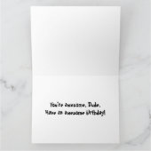 Surfer Happy Birthday schoonzoon Kaart (Binnen)