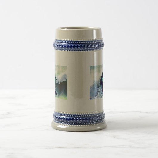 Surfer in Big Wave Bierpul (Center)