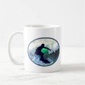 Surfer in Big Wave Koffiemok (Links)
