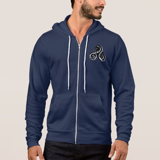 Surfer in de Bretonse golf Hoodie (Voorkant)