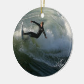 Surfer in een waterbad Ornament (Links)