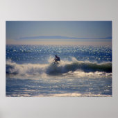 Surfer in Huntington Beach, Californië Poster (Voorkant)