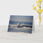 Surfer in Huntington Strand, Californië, Kaart (Gele Bloem)