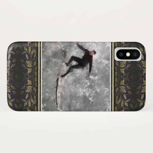 Surfer iPhone X Hoesje (Achterkant (horizontaal))