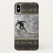 Surfer iPhone X Hoesje (Achterkant)