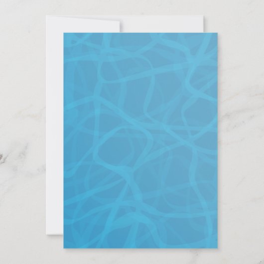 Surfer Jongen Verjaardagsfeestje Kaart (Achterkant)