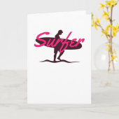Surfer Kaart (Gele Bloem)