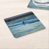 Surfer Kartonnen Onderzetters (Schuin)