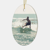 Surfer Keramisch Ornament (Links)