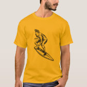 Surfer Kerel  Surf Design T-shirt (Voorkant)