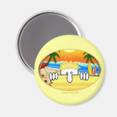 Surfer Kilroy Magnet (Voorkant / Achterkant)