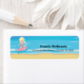 Surfer-kinderen Etiket (Insitu)