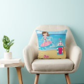 Surfer-kinderen Kussen (Stoel)