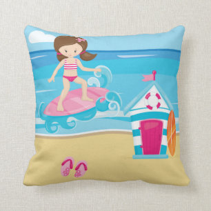 Surfer-kinderen Kussen