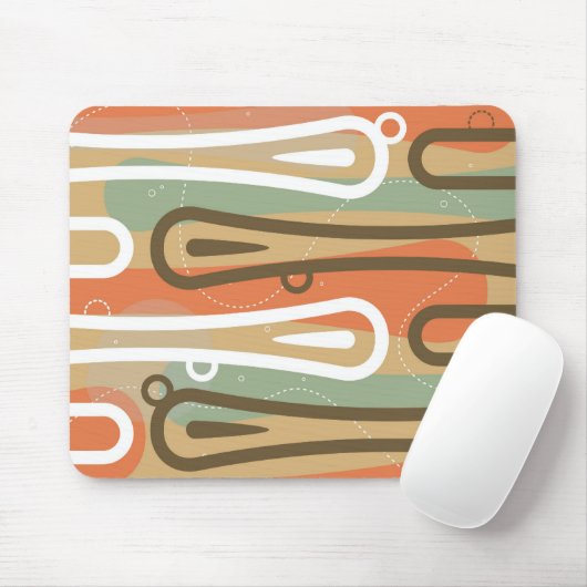 Surfer King - Retro Modern Mousepad Muismat (Met muis)