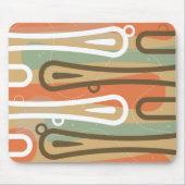 Surfer King - Retro Modern Mousepad Muismat (Voorkant)