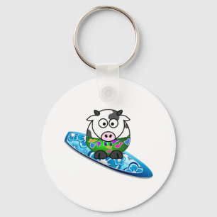 Surfer-Koe Sleutelhanger