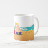 Surfer Koffiemok (Voorkant rechts)