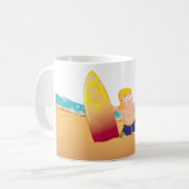 Surfer Koffiemok (Voorkant links)