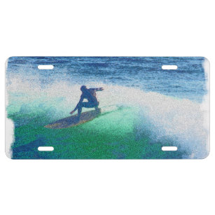 Surfer License Bord Nummerplaat