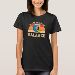 Surfer Life draait allemaal om het evenwicht tusse T-shirt