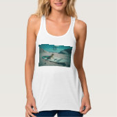 Surfer Lizard - Bonde do Mar Tanktop (Voorkant)