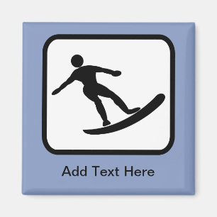  surfer-Logo Magneet