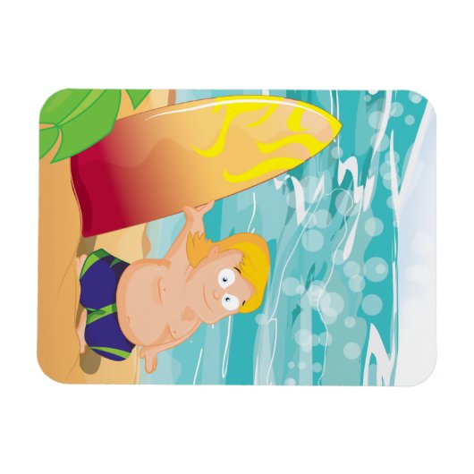 Surfer Magneet (Horizontaal)