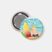 Surfer Magneet (Voorkant / Achterkant)