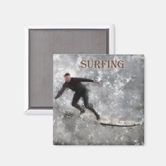 Surfer Magnet (Voorkant / Achterkant)