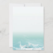 Surfer Male Invitation Kaart (Achterkant)