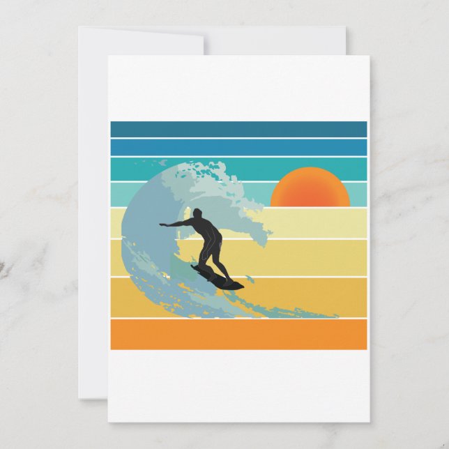 Surfer Man  Sunset (Voorkant)