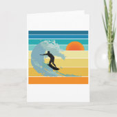 Surfer Man  Sunset Kaart (Voorkant)
