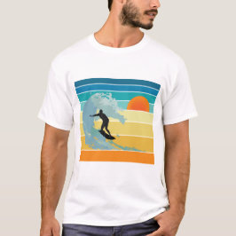 Surfer Man Sunset T-shirt