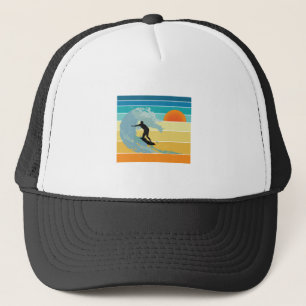 Surfer Man  Sunset Trucker Pet