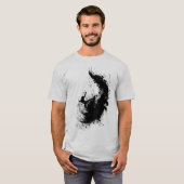 Surfer Mannen Basic T-Shirt (Voorkant volledig)