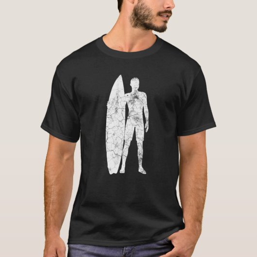 Surfer Mannen vrouwen Surfende Surf T-shirt (Voorkant)