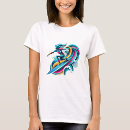 Surfer meisje T-Shirt