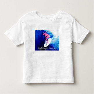 Surfer Meisje Zomer Handelsmerk Peuter T Kinder Shirts