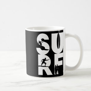 Surfer Met Surfplanken In Surf Golffiler En Idee Koffiemok