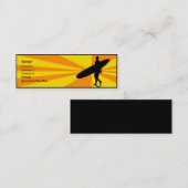 Surfer Mini Visitekaartje (Voorkant / Achterkant)