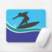 Surfer Mousepad Muismat (Met muis)