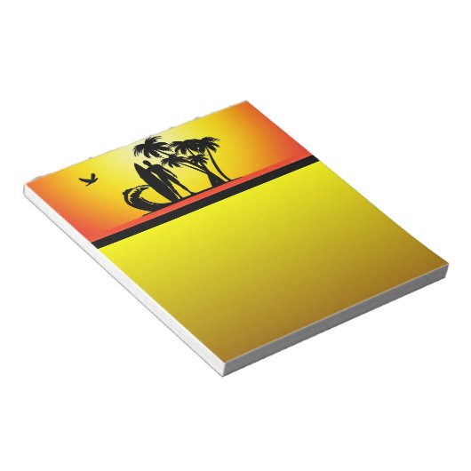 Surfer Notepad Notitieblok (Schuin)
