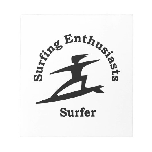Surfer Notitieblok (Voorkant)
