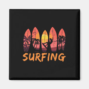 Surfer Oceaan Watersport - Surfplank Golven Surfen Magneet