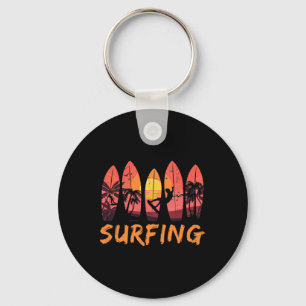 Surfer Oceaan Watersport - Surfplank Golven Surfen Sleutelhanger